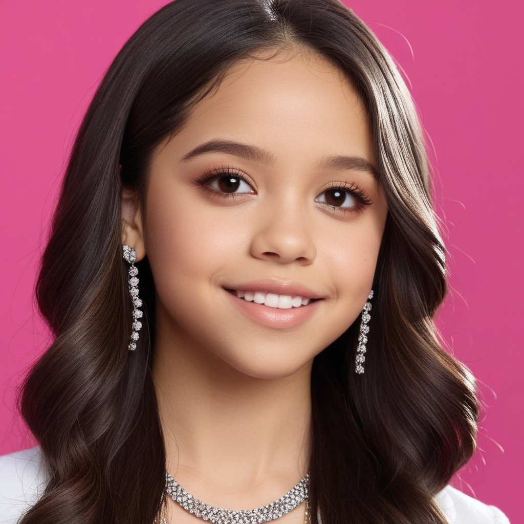 does jenna ortega blink in wednesday